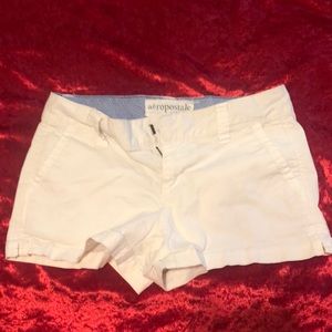 Aeropostale Juniors white shorts size 0